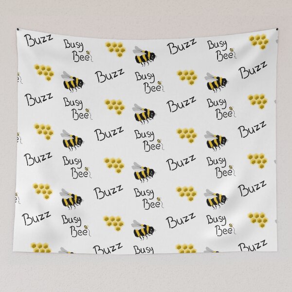 Item preview, Bee Pattern For Bee Lovers and Beekeepers (White Back) designed and sold by ClearAndHappy.