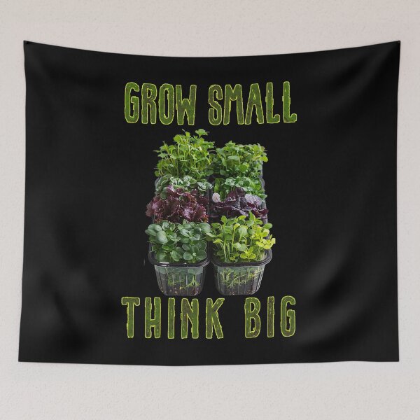 Item preview, Grow Small, Think Big designed and sold by Yogimeister.