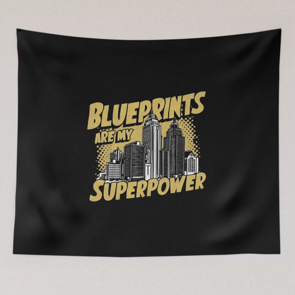 Item preview, Blueprints Are My Superpower Architect Dad designed and sold by DomTeesHaven.