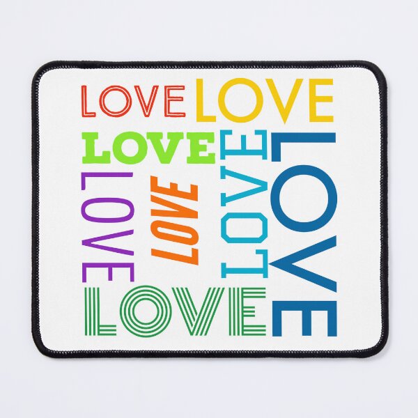 Item preview, Bright Love Fun Font Pattern designed and sold by EWNDesigns.