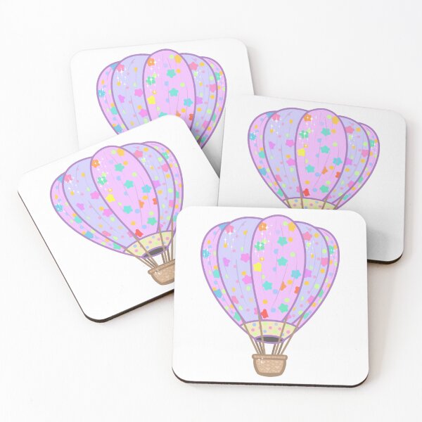 Item preview, Hot air balloon with stars designed and sold by OnlyStickersEle.