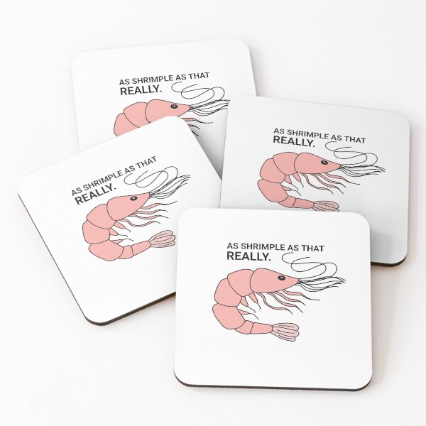 Item preview, As shrimple as that really (pink) designed and sold by deadbeatt.