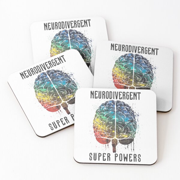 Item preview, Neurodivergent Super Powers Brain designed and sold by Yogimeister.