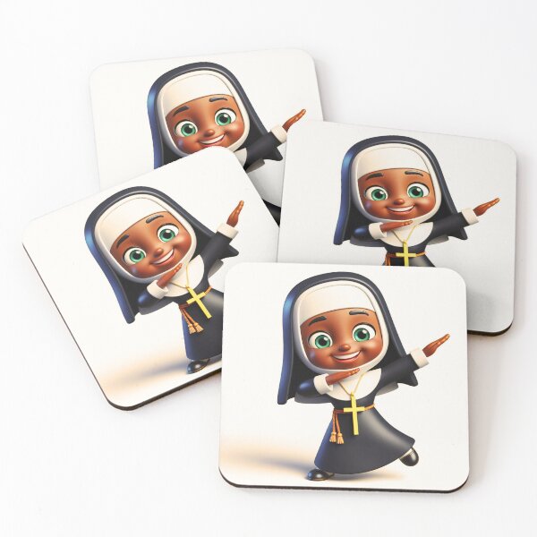 Item preview, Cute Nun. Dabbing Nun. Dab dance move. designed and sold by CreativeBizarre.