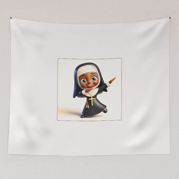 Item preview, Cute Nun. Dabbing Nun. Dab dance move. designed and sold by CreativeBizarre.
