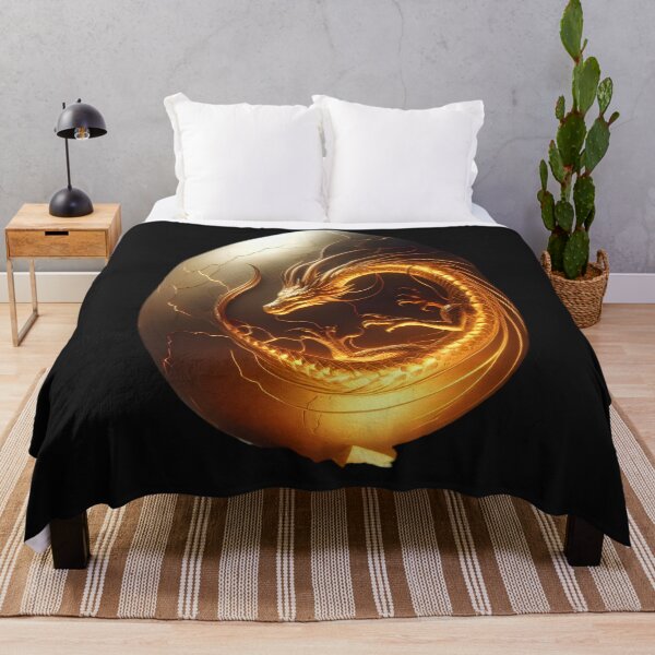 Item preview, Golden Slumber: Dragon's Egg designed and sold by AI-Only Creations.