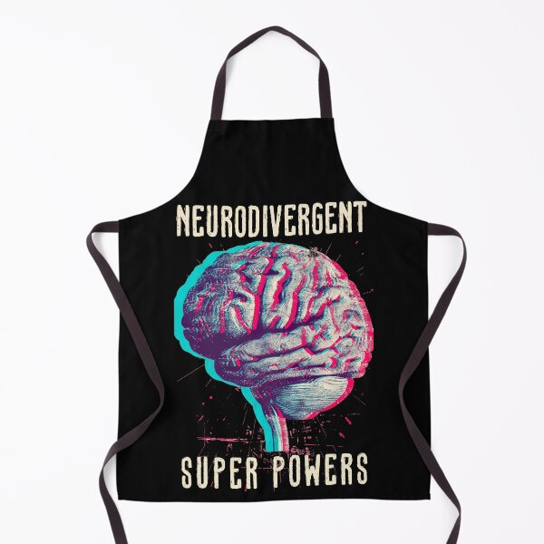 Item preview, Neurodivergent Super Powers Brain designed and sold by Yogimeister.