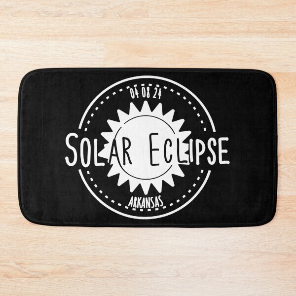 Item preview, Arkansas 040824 Total Solar Eclipse 2024 in white designed and sold by EmeraldeaArt.