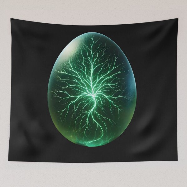 Item preview, Emerald Guardian: Enchanted Egg designed and sold by AI-Only Creations.