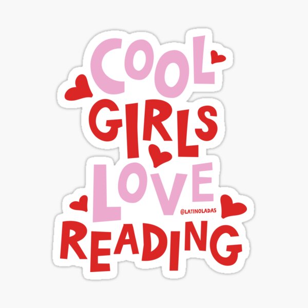 Artikel-Vorschau von Coole Mädchen lieben das Lesen / Bücherwurm Pink Rot Süßes ästhetisches Kindle-Zitat, designt und verkauft von Latinoladas.