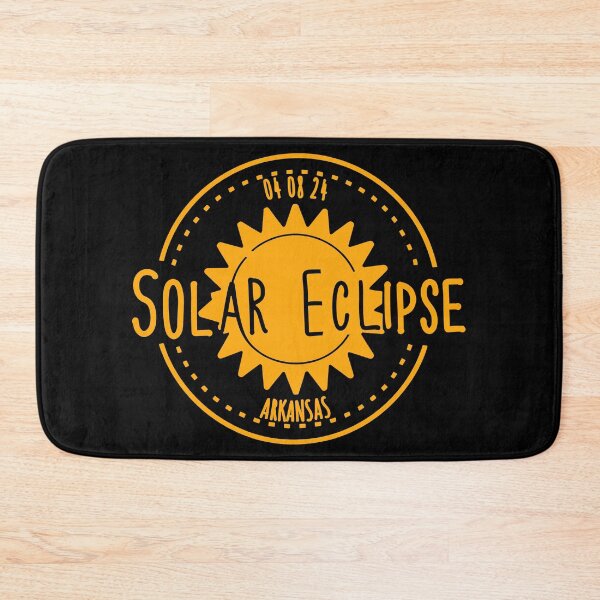 Item preview, Arkansas 040824 Total Solar Eclipse 2024 in orange yellow designed and sold by EmeraldeaArt.