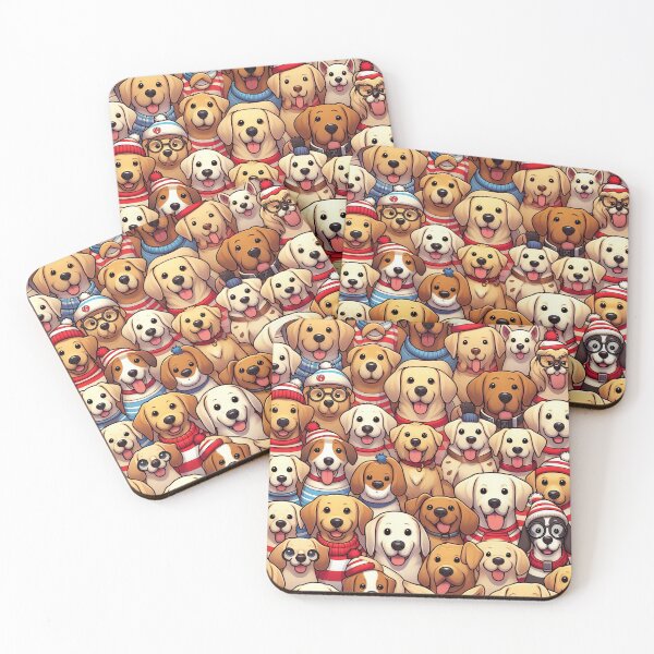 Item preview, Paws and Stripes A Canine Assembly of Delight designed and sold by ArtComixHaven.