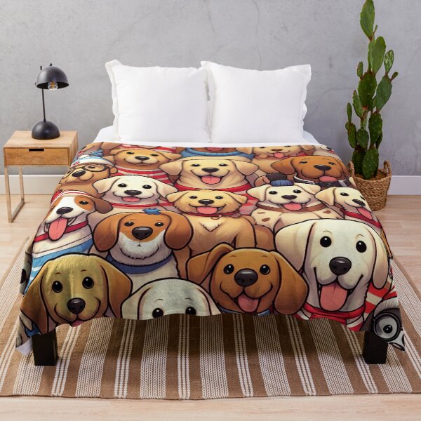 Item preview, Paws and Stripes A Canine Assembly of Delight designed and sold by ArtComixHaven.