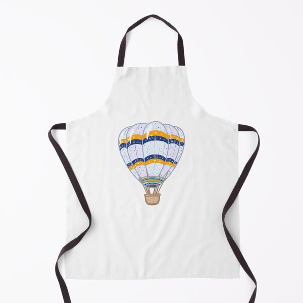 Item preview, Blue hot air balloon designed and sold by OnlyStickersEle.