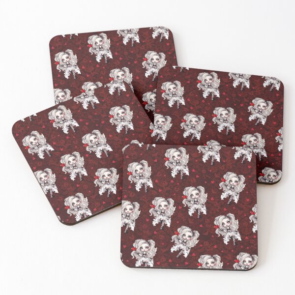 Item preview, Queen of Hearts - Cute Gothic Hearts Girl designed and sold by GriffyPrints.