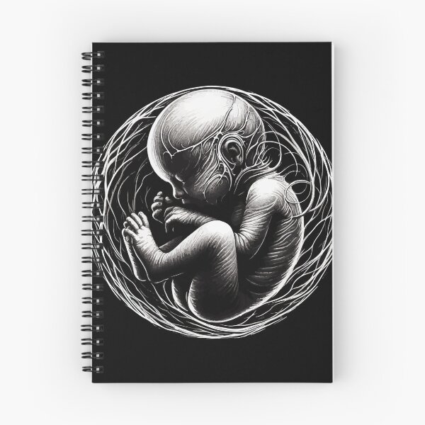 Item preview, Monochromatic Embryology Outline  designed and sold by TomFrontierArt.