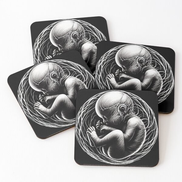 Item preview, Monochromatic Embryology Outline  designed and sold by TomFrontierArt.