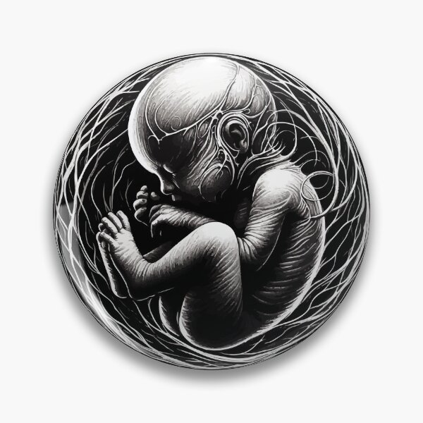 Item preview, Monochromatic Embryology Outline  designed and sold by TomFrontierArt.