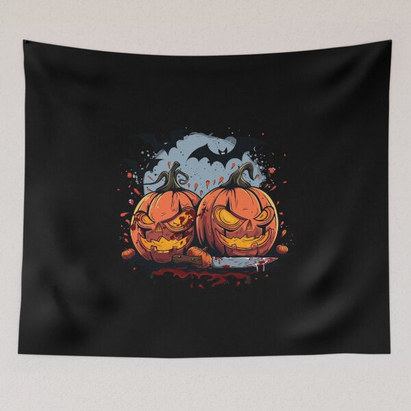Item preview, Vintage Pumpkin Scene Happy Halloween designed and sold by elnexshop.