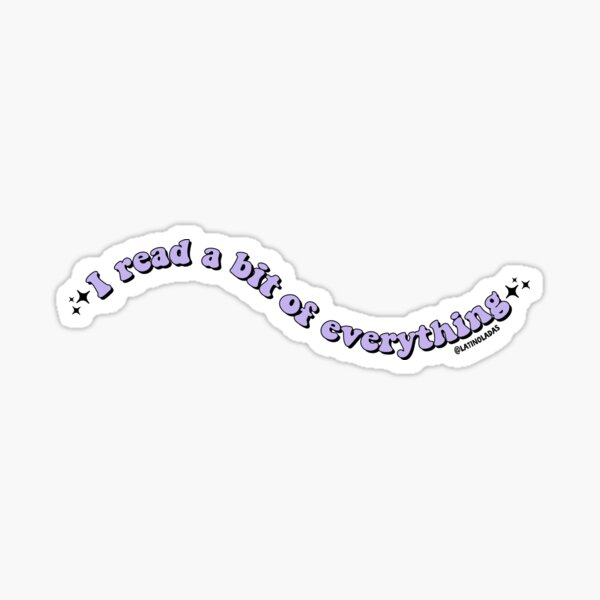 Aperçu de l'œuvre Je lis un peu de tout / Bookish Pastel Purple Groovy Aesthetic Book Quote créée et vendue par Latinoladas.