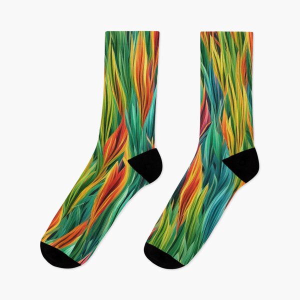 Item preview, Abstract Colorful Field of Grass designed and sold by calibrit.
