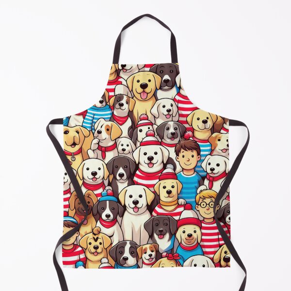 Item preview, Whimsical Woofs Striped Pals in a Festive Mood designed and sold by ArtComixHaven.