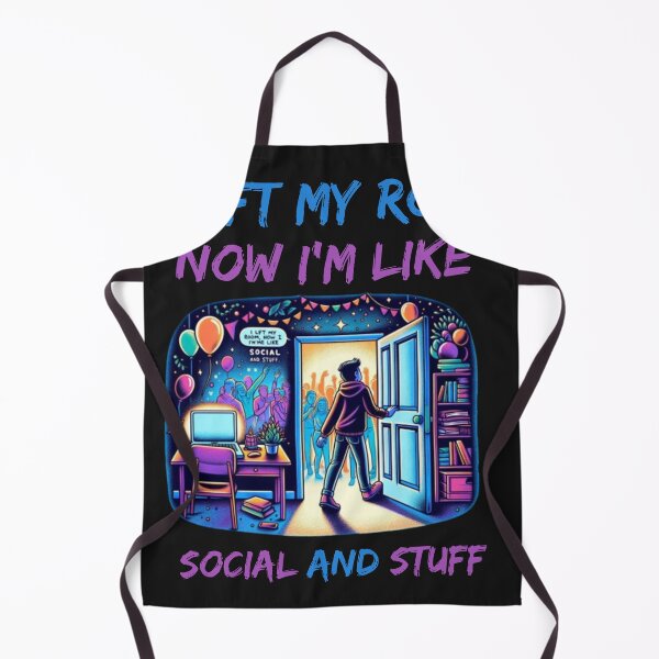 Item preview, i left my room now , i'm like social and stuff designed and sold by SaadEtta.