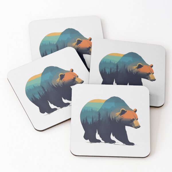 Item preview, Grizzly Bear designed and sold by ArtCraftLab.