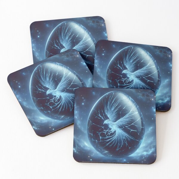 Item preview, Celestial Sapphire: Phoenix Egg designed and sold by AI-Only Creations.