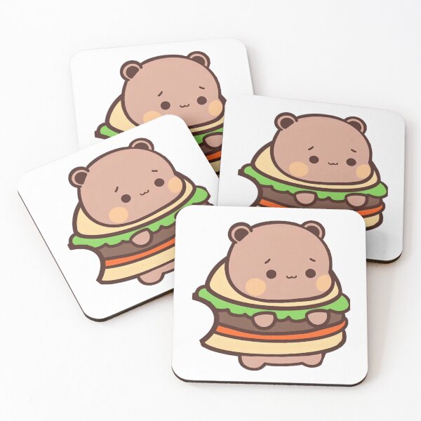 Item preview, Cute funny humor holiday birthday gift lovely cats friend girlfriend Panda Bear Brownie Sugar BuBu DuDu Mochi Milk peach Valentine xmas goma Couple v9 designed and sold by OceanLiveArts.