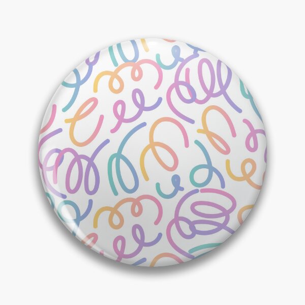 Item preview, Abtract doodles pastel colors - Free flowing   designed and sold by TANISSdesign.