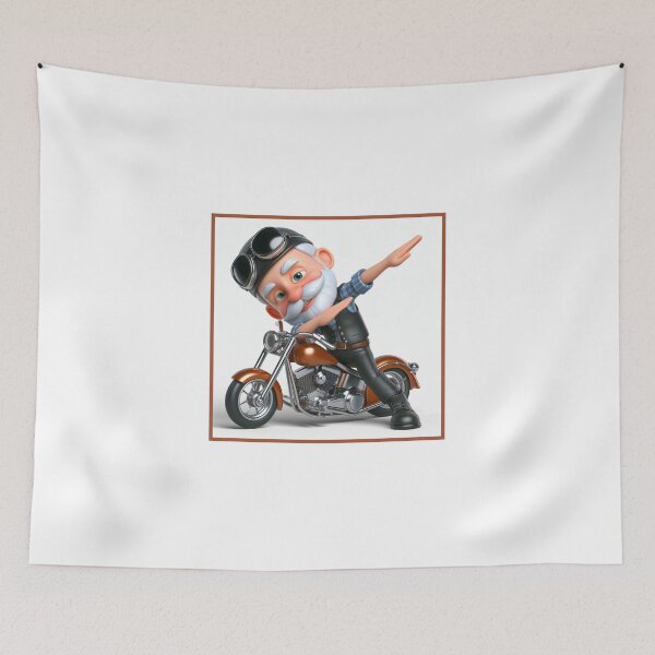 Item preview, Hipster Biker. Dabbing Biker. Dab dance move. designed and sold by CreativeBizarre.