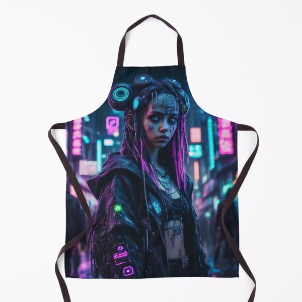 Item preview, Cyberpunk Technomage, Portrait, Poster Art designed and sold by Burn-Ego.