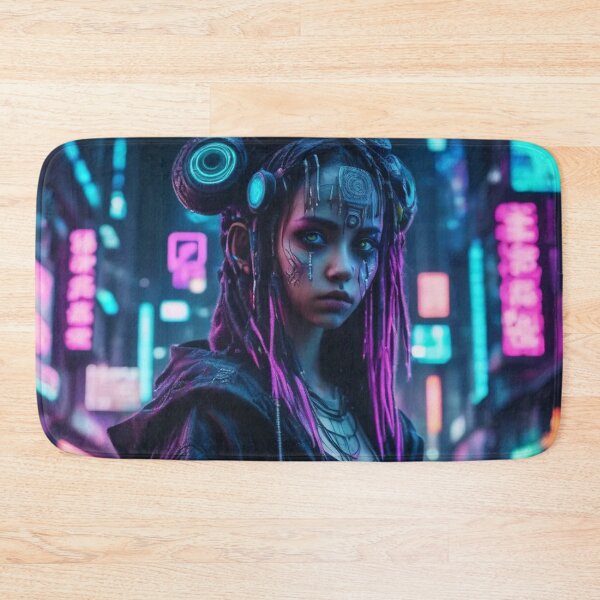 Item preview, Cyberpunk Technomage, Portrait, Poster Art designed and sold by Burn-Ego.