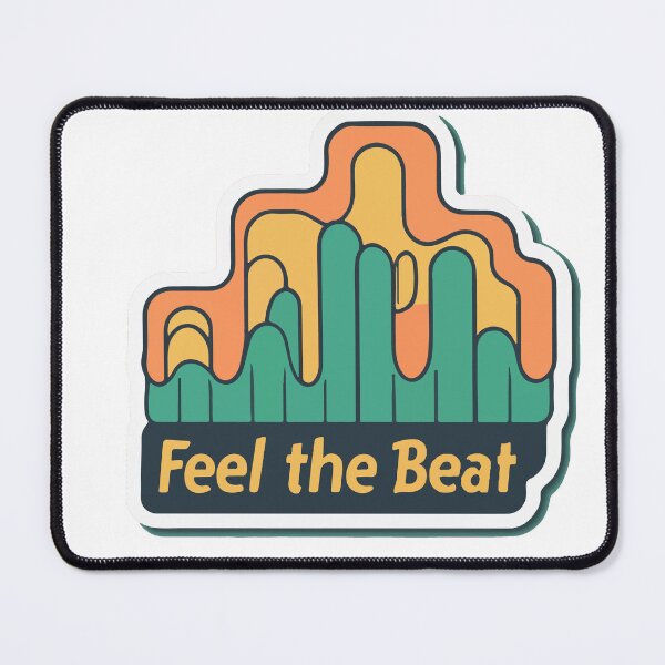 Item preview, Feel the Beat - Minimalist Audio Waveform designed and sold by NiftyWrx.