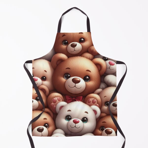 Item preview, Snuggly Bear Assembly Whimsical Quilt Cover Artwork Delight designed and sold by ArtComixHaven.