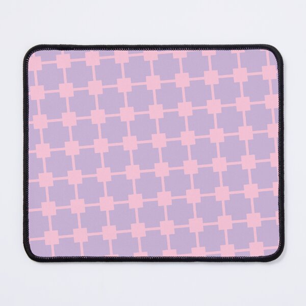 Item preview, Pink Line Connected Squares Replicating Purple Borderless Blueprint designed and sold by Alchemy-A-La-G.