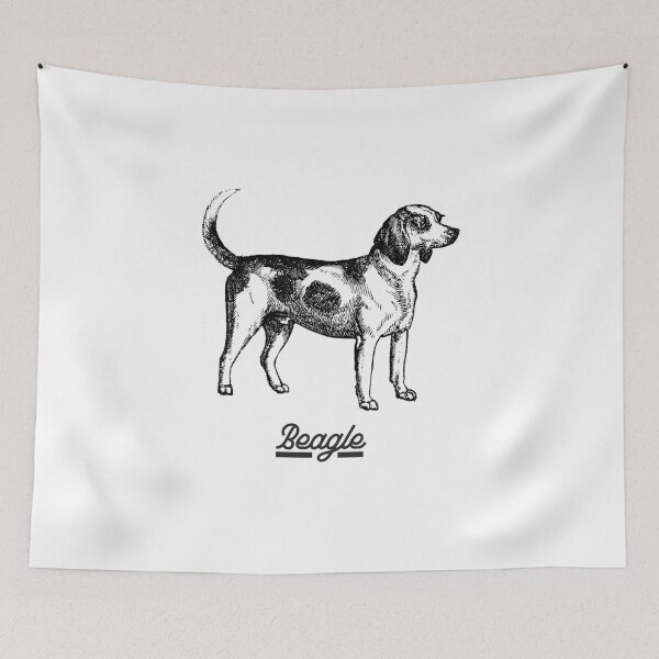 Item preview, Beagle - Vintage Black  designed and sold by Kappadog.