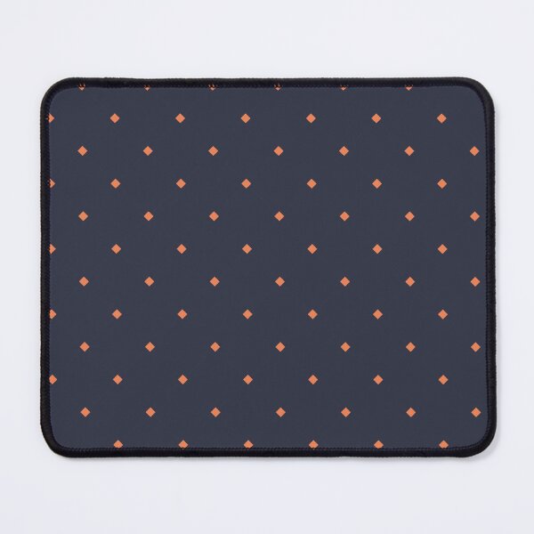 Item preview, Orange Line Connected Squares Replicating Midnight-Blue Borderless Blueprint designed and sold by Alchemy-A-La-G.