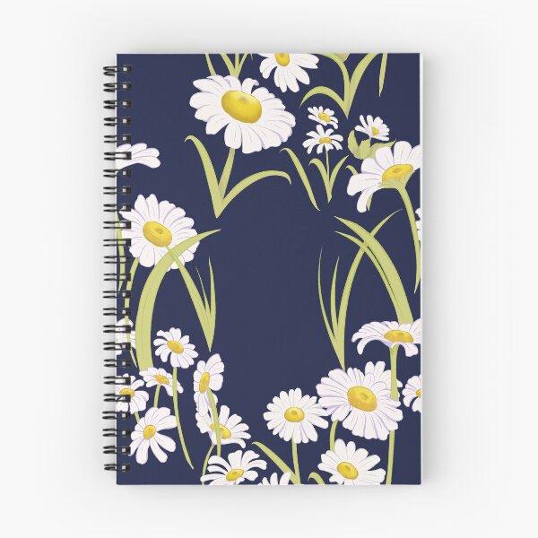 Item preview, Spring Daisies on Navy designed and sold by princesspjs.
