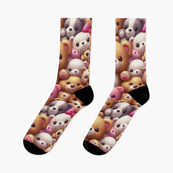 Item preview, Kaleidoscope of Teddies A Colourful Cuddly Array designed and sold by ArtComixHaven.