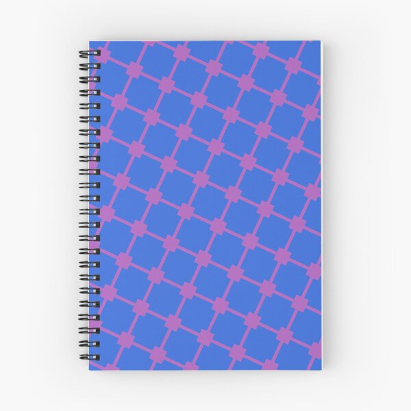 Item preview, Pink Line Connected Squares Replicating Blue Borderless Blueprint designed and sold by Alchemy-A-La-G.