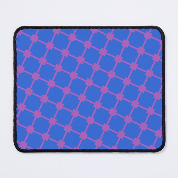 Item preview, Pink Line Connected Squares Replicating Blue Borderless Blueprint designed and sold by Alchemy-A-La-G.