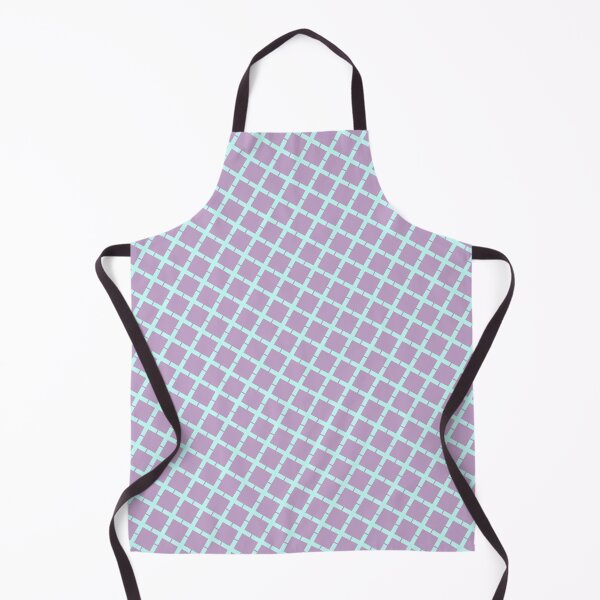 Item preview, Purple Squares Replicating Blue Cross Section Borderless Blueprint designed and sold by Alchemy-A-La-G.