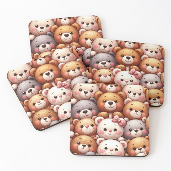 Item preview, Teddy Bear Tapestry: Whimsical Warmth in Plush Art designed and sold by ArtComixHaven.