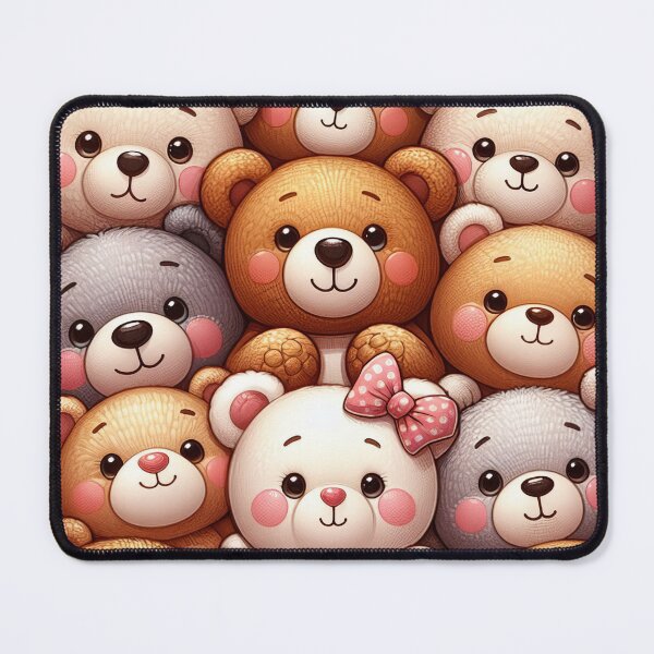 Item preview, Teddy Bear Tapestry: Whimsical Warmth in Plush Art designed and sold by ArtComixHaven.