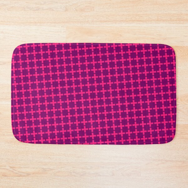 Item preview, Purple Squares Replicating Pink Cross Section Borderless Blueprint designed and sold by Alchemy-A-La-G.