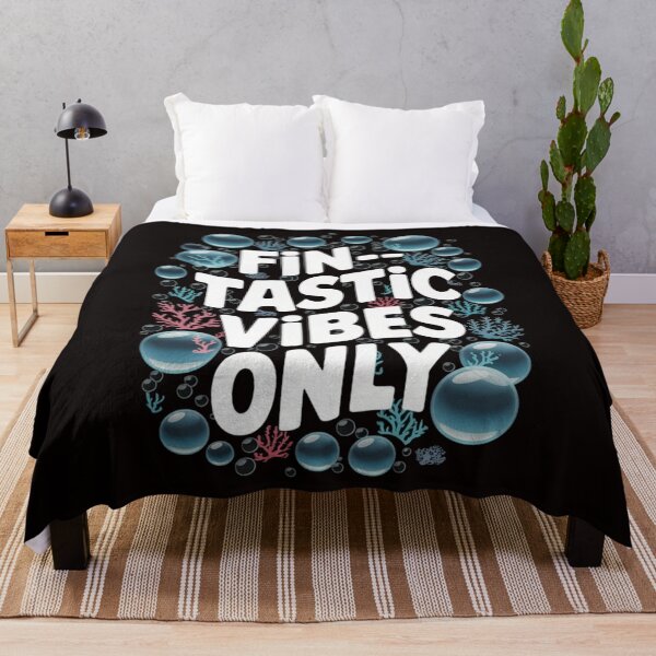 Item preview, Fin-tastic Vibes Only designed and sold by HOMEDESIGNPRINT.