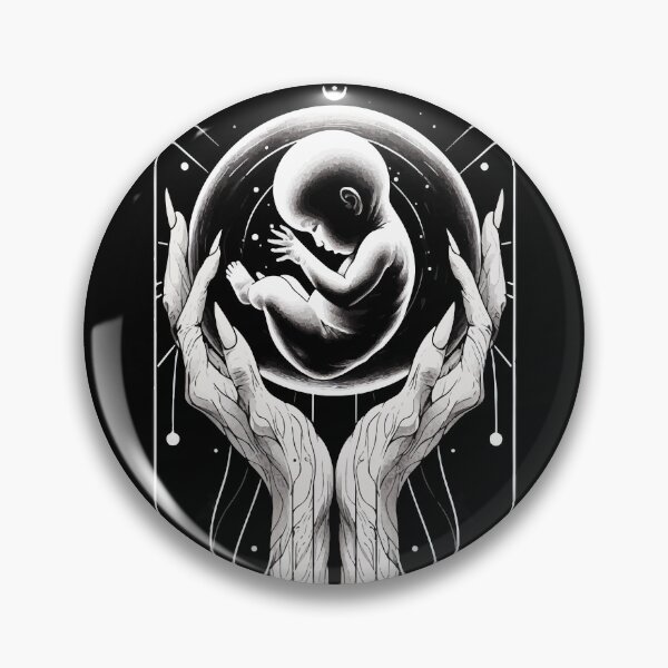 Item preview, Monochromatic Black And White Embryology designed and sold by TomFrontierArt.