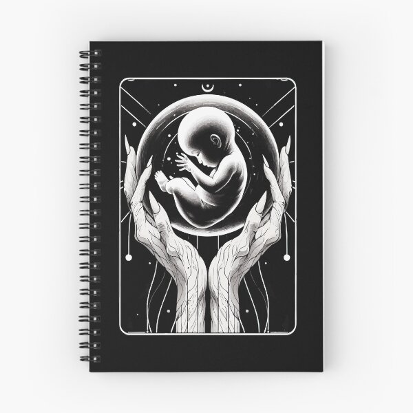 Item preview, Monochromatic Black And White Embryology designed and sold by TomFrontierArt.